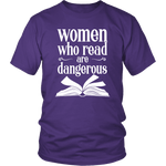 "Women who read" Unisex T-Shirt - Gifts For Reading Addicts