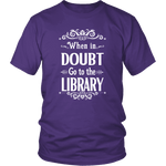 "When in doubt" Unisex T-Shirt - Gifts For Reading Addicts