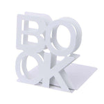 ‘BOOK’ Metal Bookends - Gifts For Reading Addicts