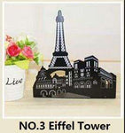 Cityscape Bookends London/Paris/New York