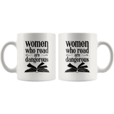 "Women who read"11oz white mug - Gifts For Reading Addicts