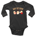 "Baby Got Books"Long Sleeve Baby Bodysuit - Gifts For Reading Addicts