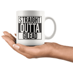 "Straight outta gilead"11oz white mug - Gifts For Reading Addicts