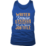 "badass isn't an official job title" Men's Tank Top - Gifts For Reading Addicts