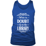 "When in doubt" Men's Tank Top - Gifts For Reading Addicts