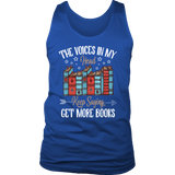 "Get More Books" Men's Tank Top - Gifts For Reading Addicts