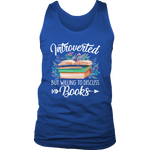 "Introverted But Willing To Discuss Books" Men's Tank Top - Gifts For Reading Addicts