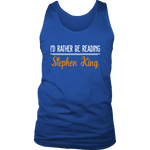 "I'd Rather Be Reading SK" Men's Tank Top - Gifts For Reading Addicts