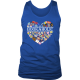 "I am a bookaholic" Men's Tank Top - Gifts For Reading Addicts