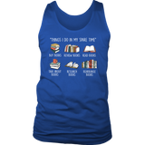 "Things I Do In My Spare Time" Men's Tank Top - Gifts For Reading Addicts
