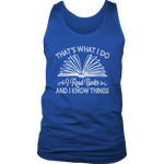 "I Read Books" Men's Tank Top - Gifts For Reading Addicts