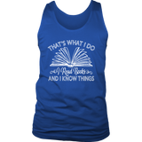 "I Read Books" Men's Tank Top - Gifts For Reading Addicts