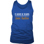 "I'd Rather Be reading JA" Men's Tank Top - Gifts For Reading Addicts