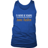 "I'd Rather Be reading JA" Men's Tank Top - Gifts For Reading Addicts