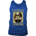 "I Put The Lit In Literature" Men's Tank Top - Gifts For Reading Addicts