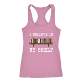 "I believe in my shelf" Women's Tank Top - Gifts For Reading Addicts