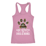 "Dogs and books" Women's Tank Top - Gifts For Reading Addicts