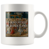 "I Found Myself In Wonderland"11oz White Mug - Gifts For Reading Addicts