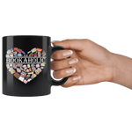 "I am a bookaholic"11oz black mug - Gifts For Reading Addicts