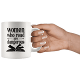 "Women who read"11oz white mug - Gifts For Reading Addicts