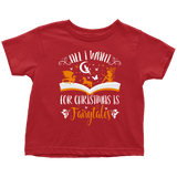 "All I Want For Christmas"Toddler T-Shirt - Gifts For Reading Addicts